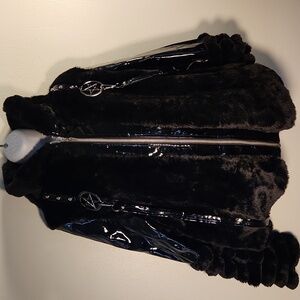 Plush Gothic Winter jacket NWT